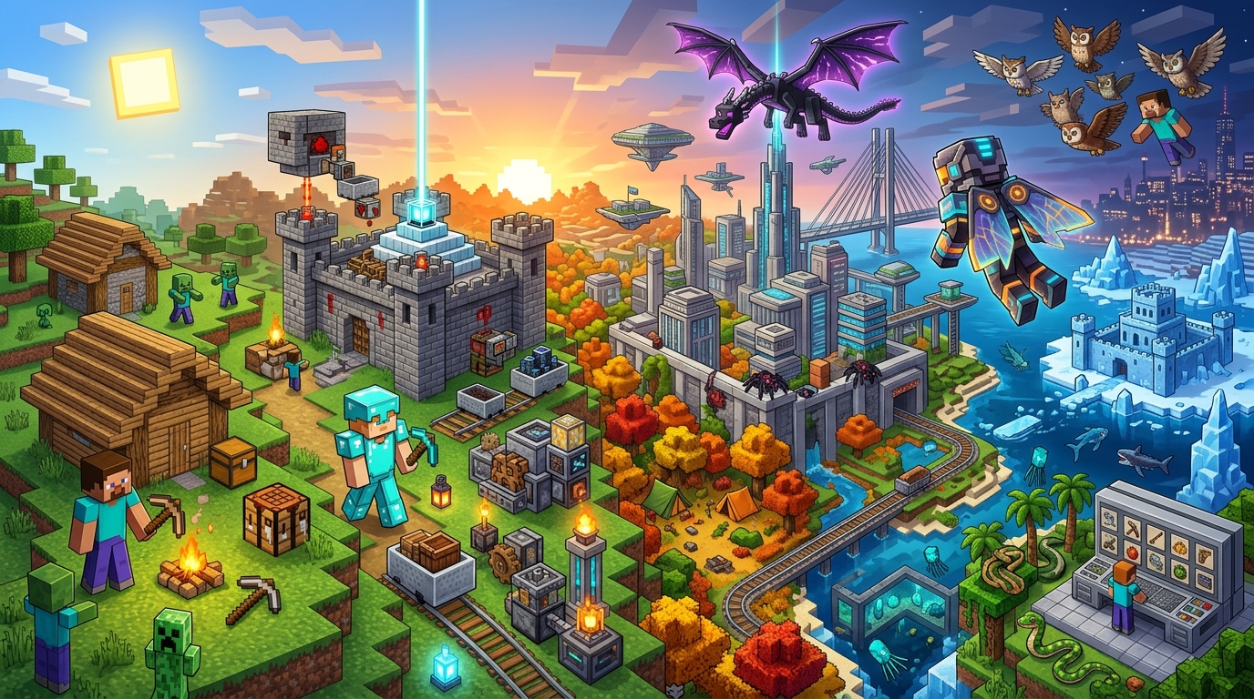 Вы сейчас просматриваете Эволюция MINECRAFT в 2026: Почему эта песочница бессмертна?